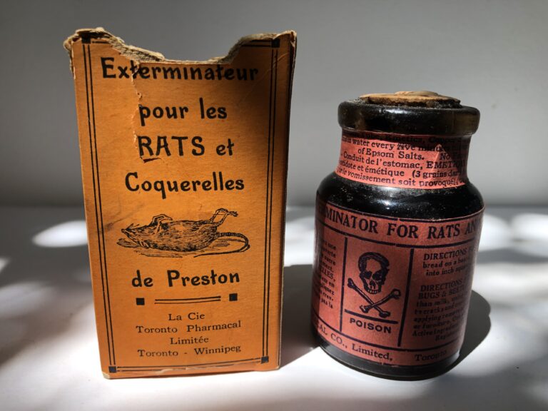 EXTERMINATOR FOR RATS AND ROACHES (Box/Labels/Contents 1890-1910)
